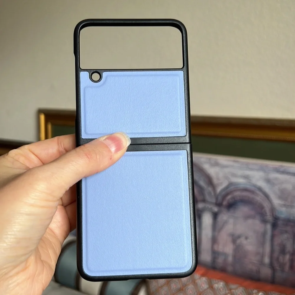 For Samsung Galaxy z flip4 5G genuine leather phone case